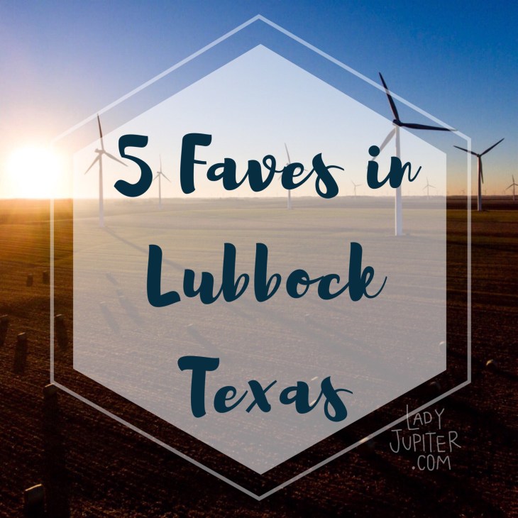#milspouse #milblogger #LubbockTexas My five favorites in Lubbock