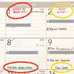 How I make weekly menu planning easy. It's all about organization, this is how I do it.