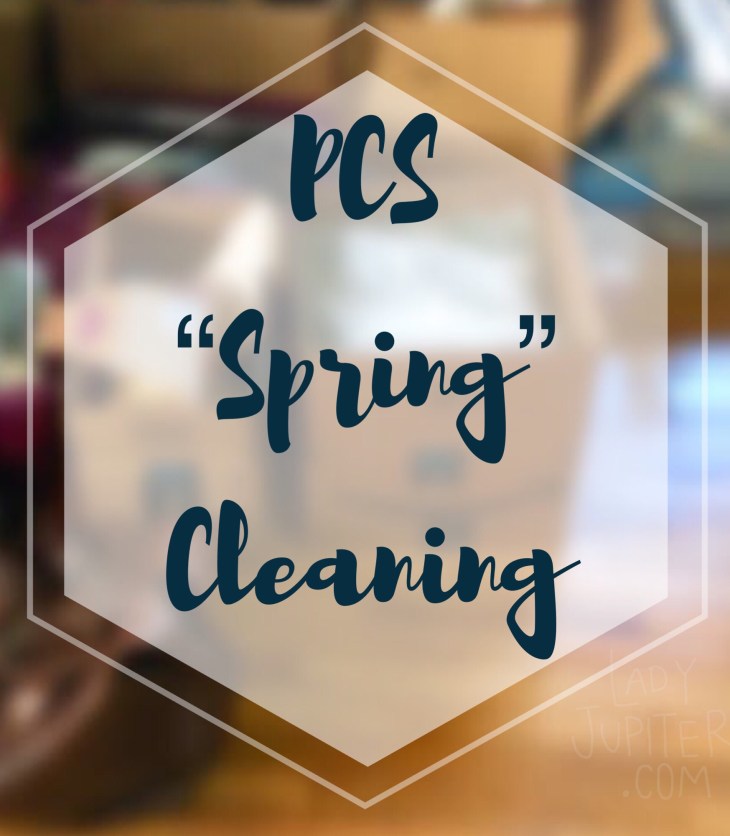 Let's talk about PCS cleaning. When is the best time to actually do it? #springcleaning #motivation #milblogger