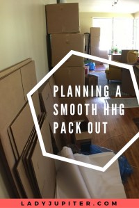 PCSing out doesn't have to be stressful. Here's some tips to keep you on top of things. #PCS #milblogger #controlfreak