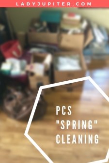 Let's talk about PCS cleaning. When is the best time to actually do it? #springcleaning #motivation #milblogger