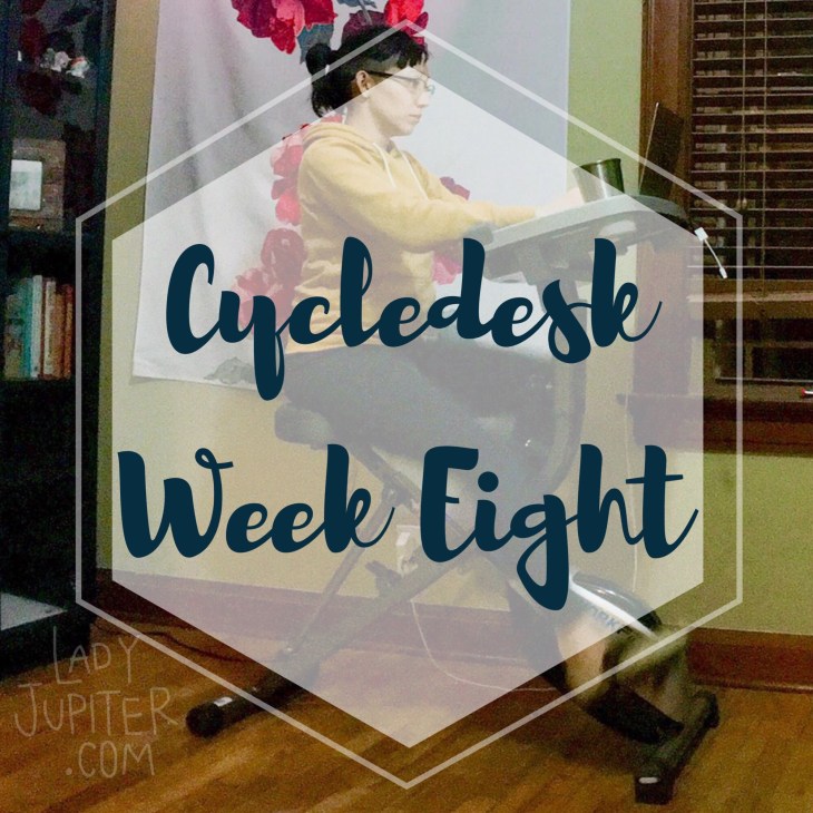 I bought a cycledesk and I am tracking my progress now that I can work and cycle at the same time #deskercise #workathome #nomakeup
