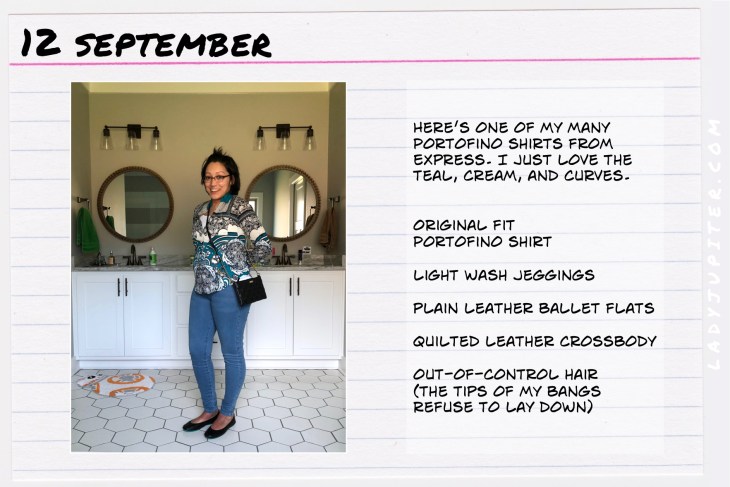 Outfit of the day September 12. #OOTD #NotAFashionBlogger #JustANormalLady