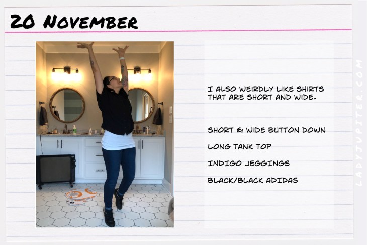 Outfit of the day November 20. #OOTD #NotAFashionBlogger #JustANormalLady