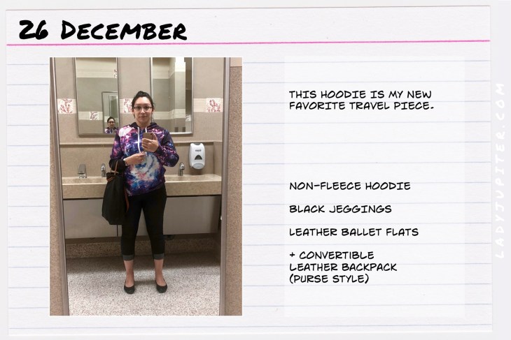 Outfit of the day December 26. #OOTD #NotAFashionBlogger #WhatIWore #ootdshare #traveling