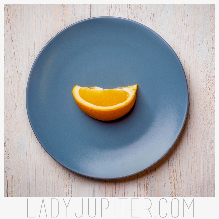 Small stomachs beget small meals.