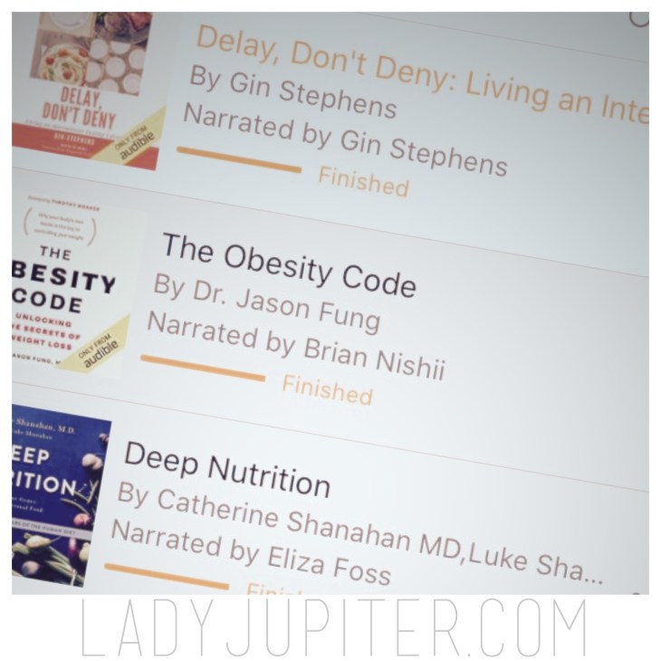 A few favorite titles if you want to change your food to change your body! #audible #favorites #nutrition