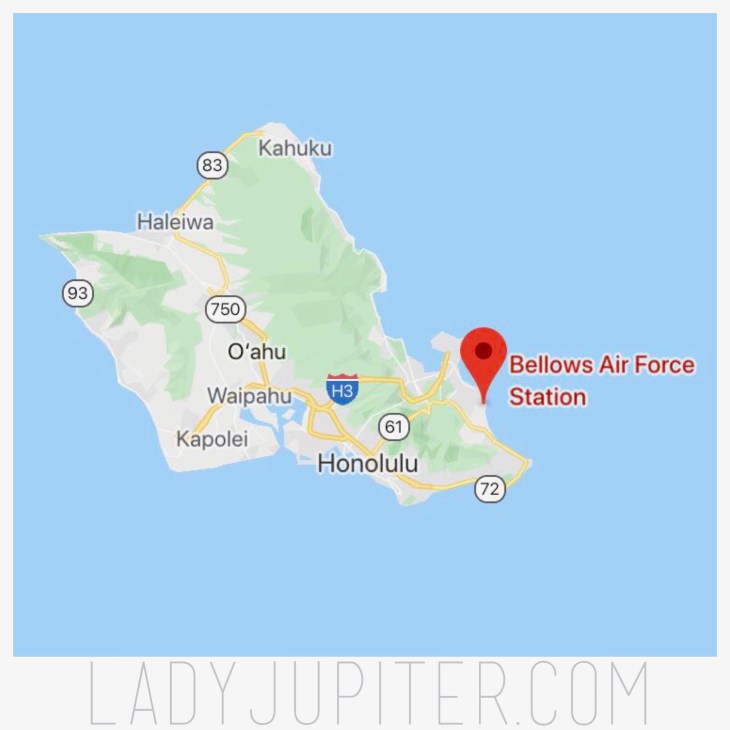 Bellows AFS is a great escape from Waikiki. Quiet space, apparently good for body boarding - their beach requires a military ID during the week. #bellowsafs #milblogger #privatebeach