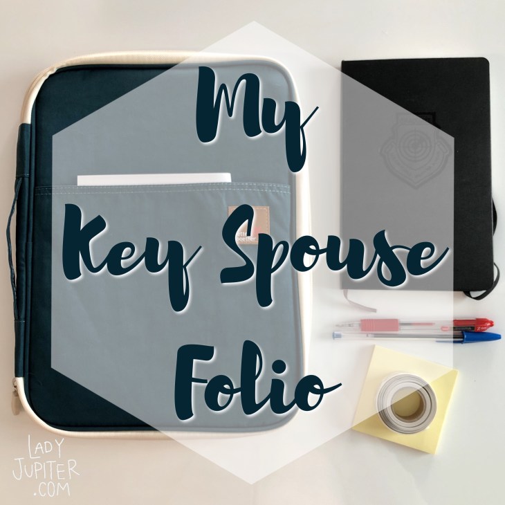How I organize my Key Spouse folio. Handy for anyone who wants to use a Moleskine for info that changes often. #moleskine #journal #keyspouse #milblogger