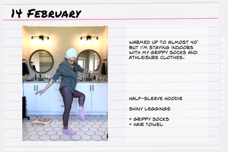 Outfit of the day February 14. #OOTD #WhatIWore #ootdshare #stayingin #athleisure