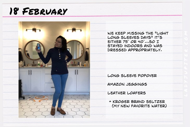 Outfit of the day February 18. #OOTD #dailyoutfit #lillypulitzer #krogerseltzer