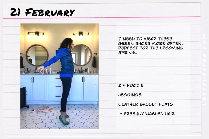 Outfit of the day February 21. #OOTD #dailyoutfit #tieks