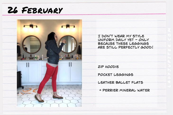 Outfit of the day February 26. #OOTD #dailyoutfit #fasting #35F