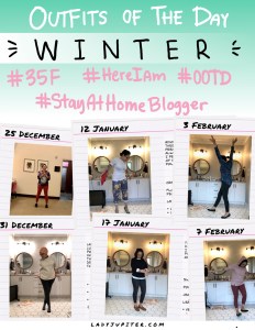 Outfits of the day - Here's what I wore, enjoy! #35F #HereIAm #OOTD #stayathomeblogger #milblogger