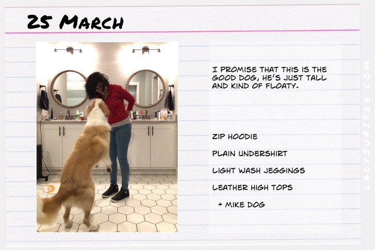 Outfit of the day March 25. #OOTD #outfitshare #MyPuppy