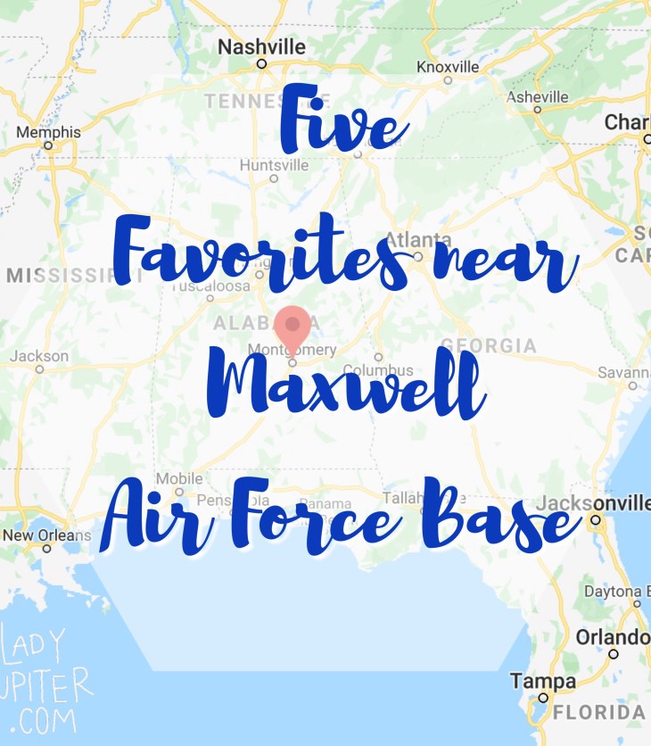 Writing today about some Montgomery, Alabama favorites that we found when stationed at Maxwell Air Force Base. #mafb #mgm #maxwellAFB