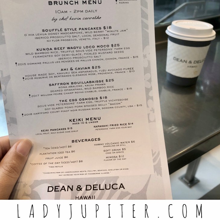 The brunch that got away. Photo from December 2019. #Dean&Deluca #RitzCarlton #Hawaii
