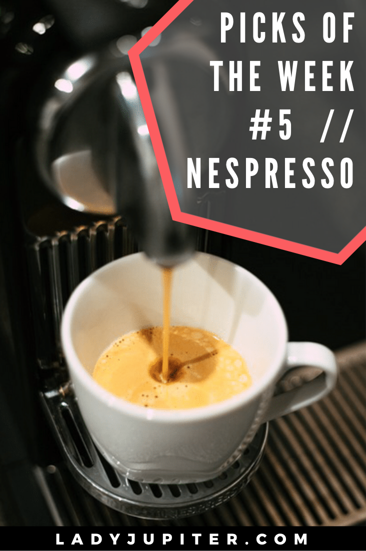 Picks of the Week, № 5. These are our military picks. Gotta stay caffeinated. #Nespresso #FiveFaves #PicksoftheWeek