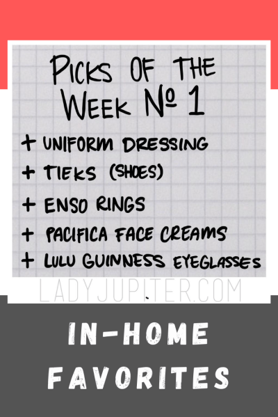 Picks of the Week, № 1. Ringing in the New Year with 2019’s MVPs. #Tieks #siliconerings #LuluGuinness