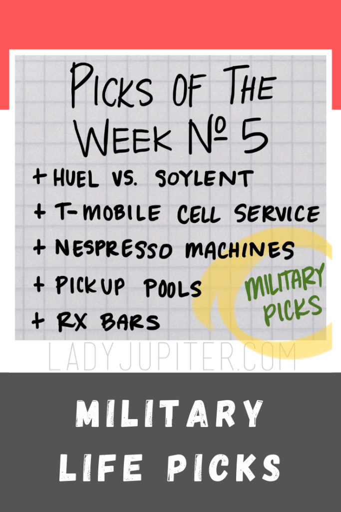 Picks of the Week, № 5. Talking about sustenance, phones, and pools #FiveFaves #PicksoftheWeek #milblogger #milso