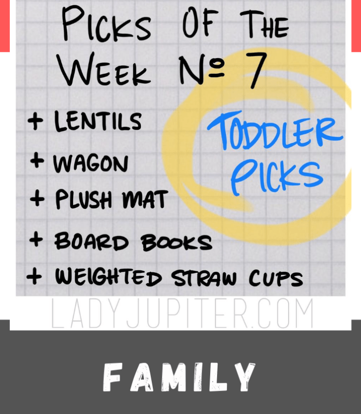 Picks of the Week, № 7. Toddler picks! These are my son's favorites. #LENTILS #books #plushmat