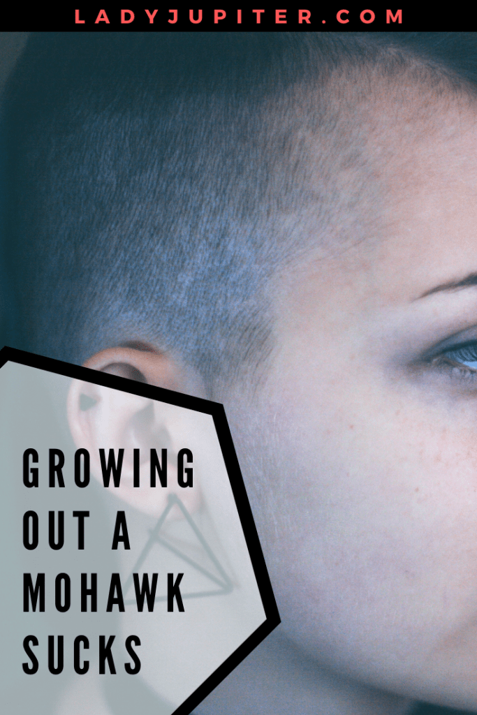 Growing out a mohawk is weird. I'm here to show you how I did it👍 #mohawk #growinghair #progressphotos