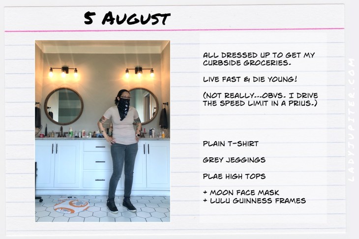 Outfits of the Day August 5. #OOTD #summer #COVIDsummer #Plae