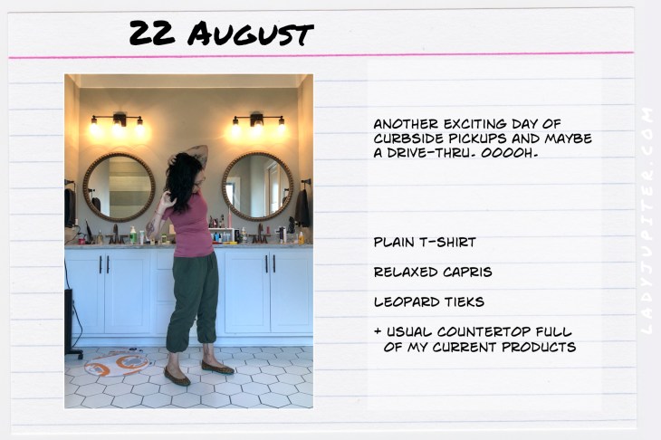 Outfits of the Day August 22. #OOTD #summer #COVIDsummer #LeopardTieks