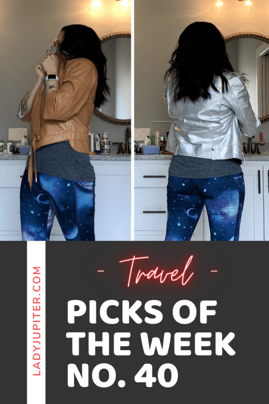 Picks №40 are a fresh batch of travel picks that will be well used on a nice long solo drive. #weekdayvacay #roadtrip #Octobertravel #LadyJupiter #PicksOfTheWeek