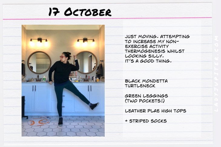 Outfits of the Day October 17. #OOTD #October #MomOutfits #LadyJupiter #leggingsoutfit #Mondetta #Plae