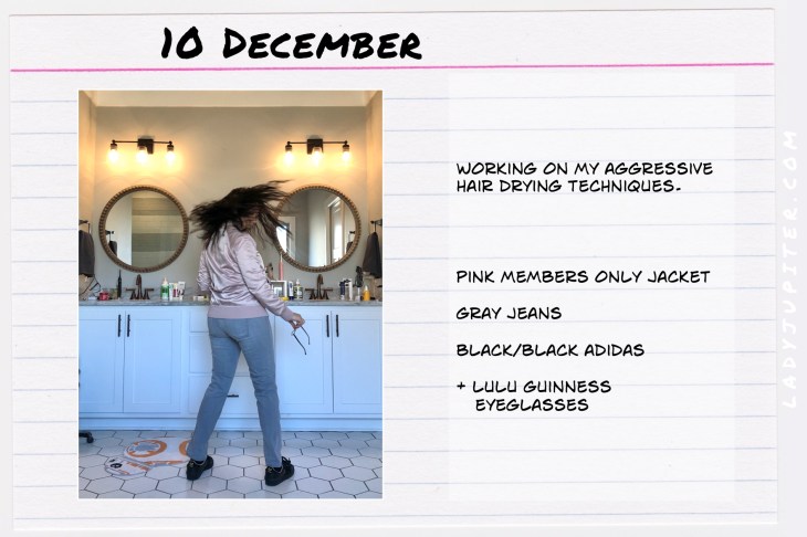 Outfits of the Day December. #OOTD #December #MomOutfits #LadyJupiter #pinkjacket