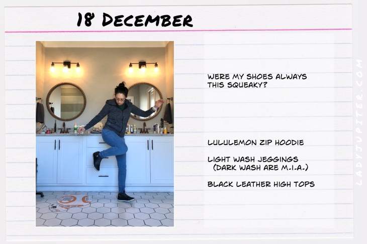 Outfits of the Day December. #OOTD #December #MomOutfits #LadyJupiter #Lululemon