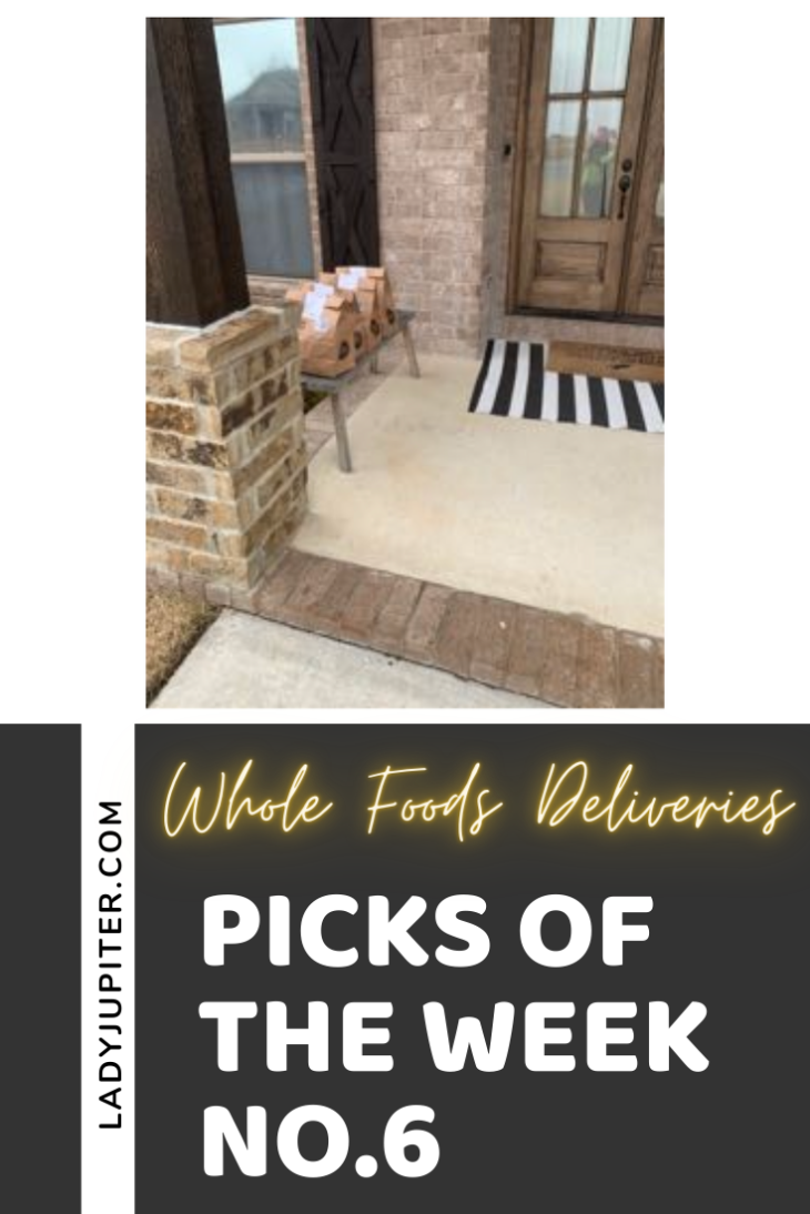 Picks of the Week, №6! This week's MVPs include bubbles for no reason, my tiny diary and casual to-do list, plus a favorite podcast and a shout out to home grocery deliveries. #picksoftheweek #ladyjupiter #groceries #WholeFoodsMarket