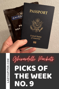 Picks № 9 are a mix of in-home and on-the-road favorites. Here are this week's super stars! #ladyjupiter #picksoftheweek