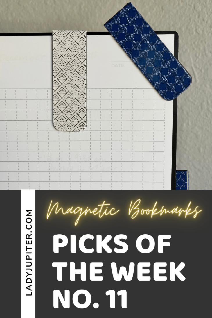Week №&nbsp;11 was a great week for me to look at the daily objects that bring joy. I share my new favorite travel accessory, brand of gummy vitamins, bookmarks that won't break the page, plus cheerful leather jackets and text threads that I enjoy being a part of. #PicksoftheWeek #LadyJupiter