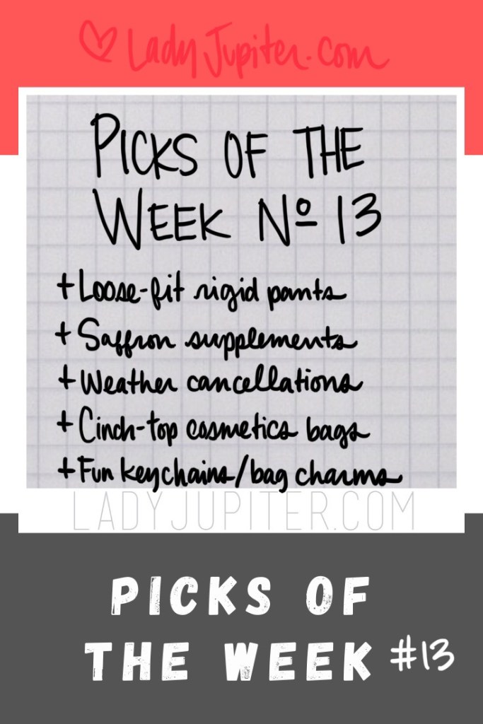 Week № 13 is another collection of little things that make me happy! #LadyJupiter #PicksOfTheWeek