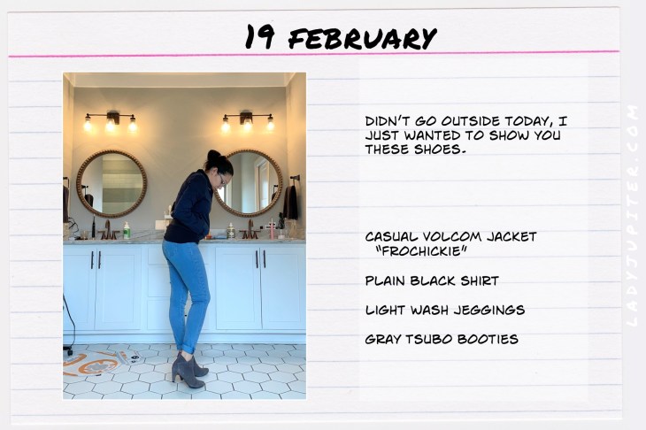 Winter Outfits of the Day. #OOTD #February #MomOutfits #LadyJupiter #TsuboShoes