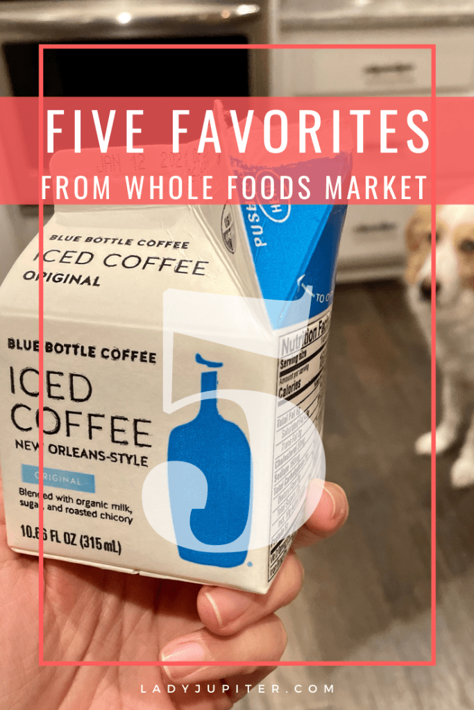 Sharing my Five Favorites from Whole Foods Market today! I've got a little something for everyone - one sweet, one salty, one floral, one creamy, and one best when chilled. Not all are exclusive to Whole Foods Market, so you can still taste my favorites if you don't have a WFM nearby. #FiveFavorites #FiveFaves #LadyJupiter