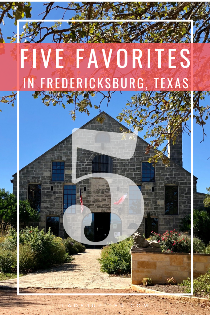 I'm gushing about my favorites in Fredericksburg, Texas today! Fredericksburg is a great weekend trip, and I cannot recommend it enough - well, that is if you also seek fine food and drink! Thrillseekers may be dissapointed. Thirsty wine-drinkers will not. #FiveFaves #5Faves #LadyJupiter #Fredericksburg #FredericksburgTexas #roadtrip #FBurg #GermanTown #TexasWine