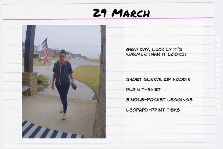 Spring Outfits of the Day. #OOTD #March #MomOutfits #LadyJupiter #LeopardTieks