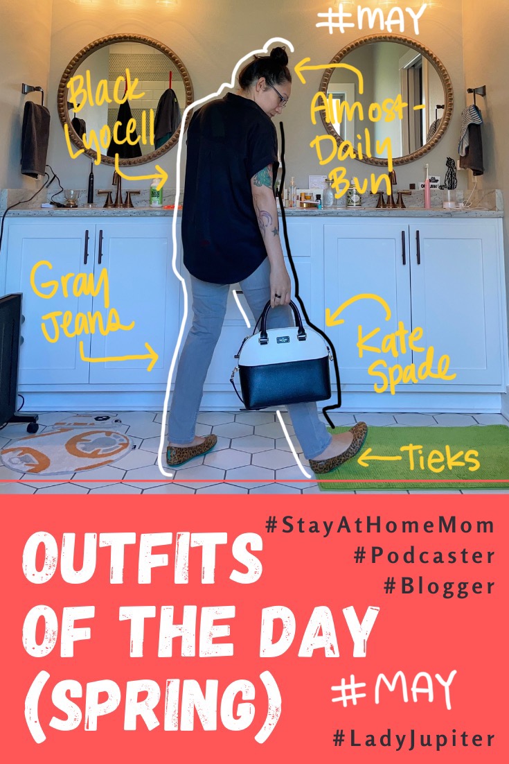 Spring Outfits of the Day. #OOTD #May #MomOutfits #LadyJupiter #KateSpade
