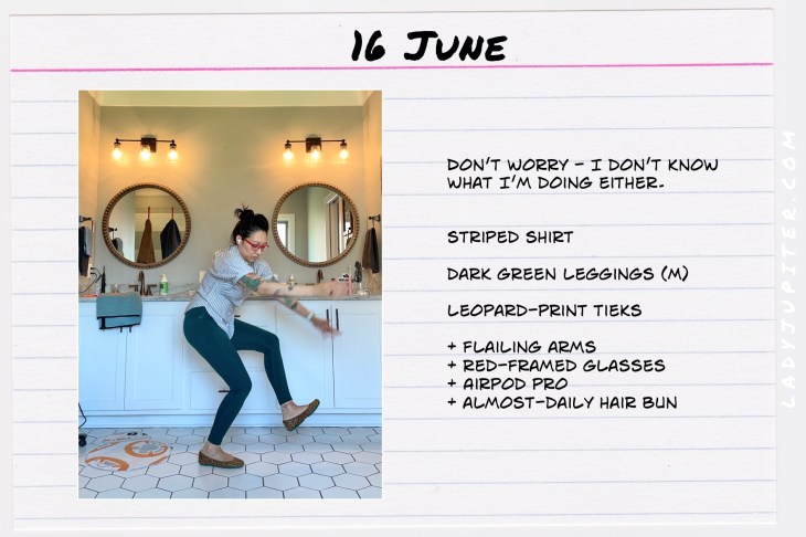 Spring Outfits of the Day. #OOTD #June #MomOutfits #LadyJupiter #LeggingsOutfit