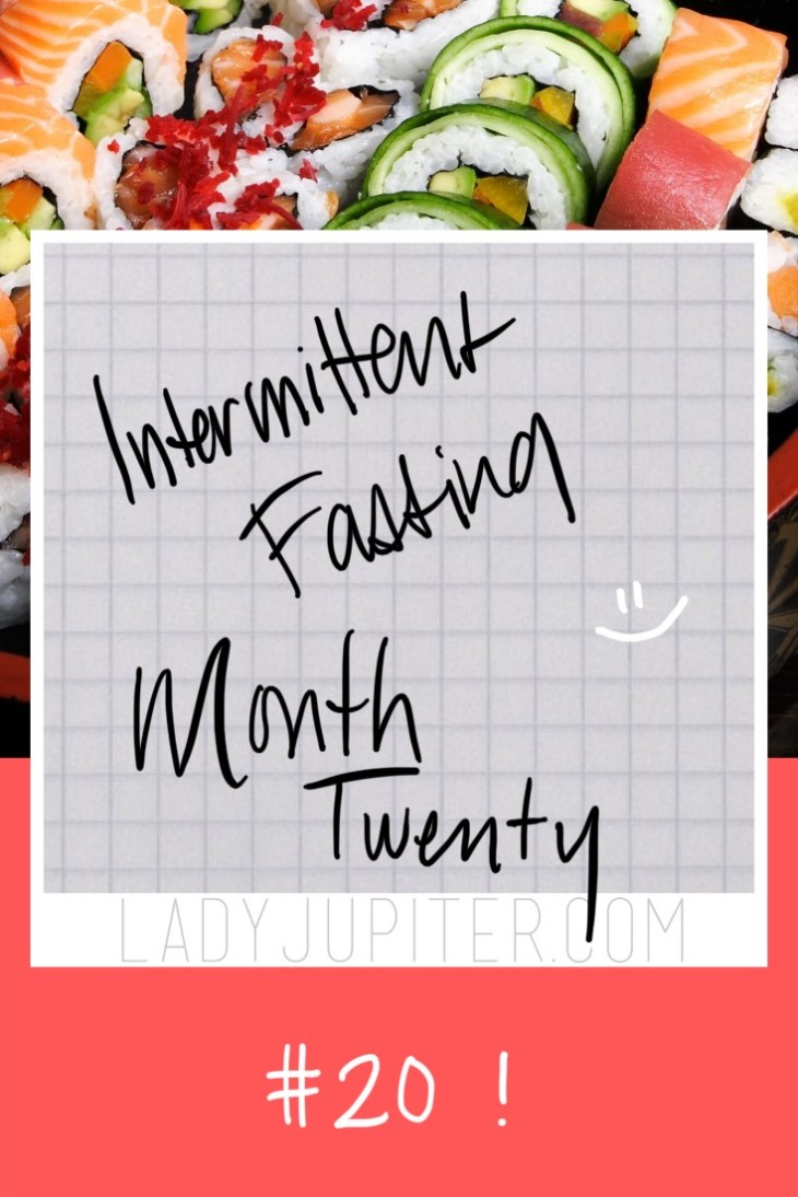Twenty months into my intermittent fasting lifestyle! I have updates about the past nine months, and I share my ambiguous plan forward. #LadyJupiter #fasting #IFlifestyle