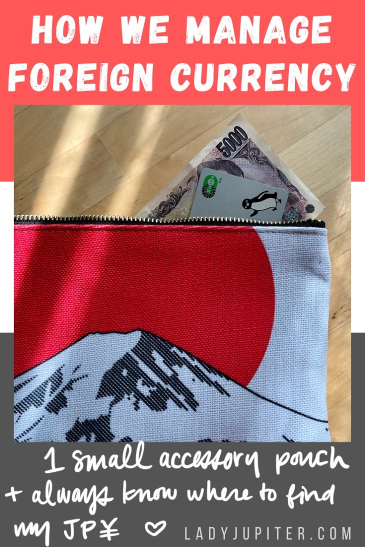 Here's a quick post about how we manage foreign currency. It's just a little bit of practical organization, enjoy! #LadyJupiter #foreigncurrency #worldcurrencies #worldtravels