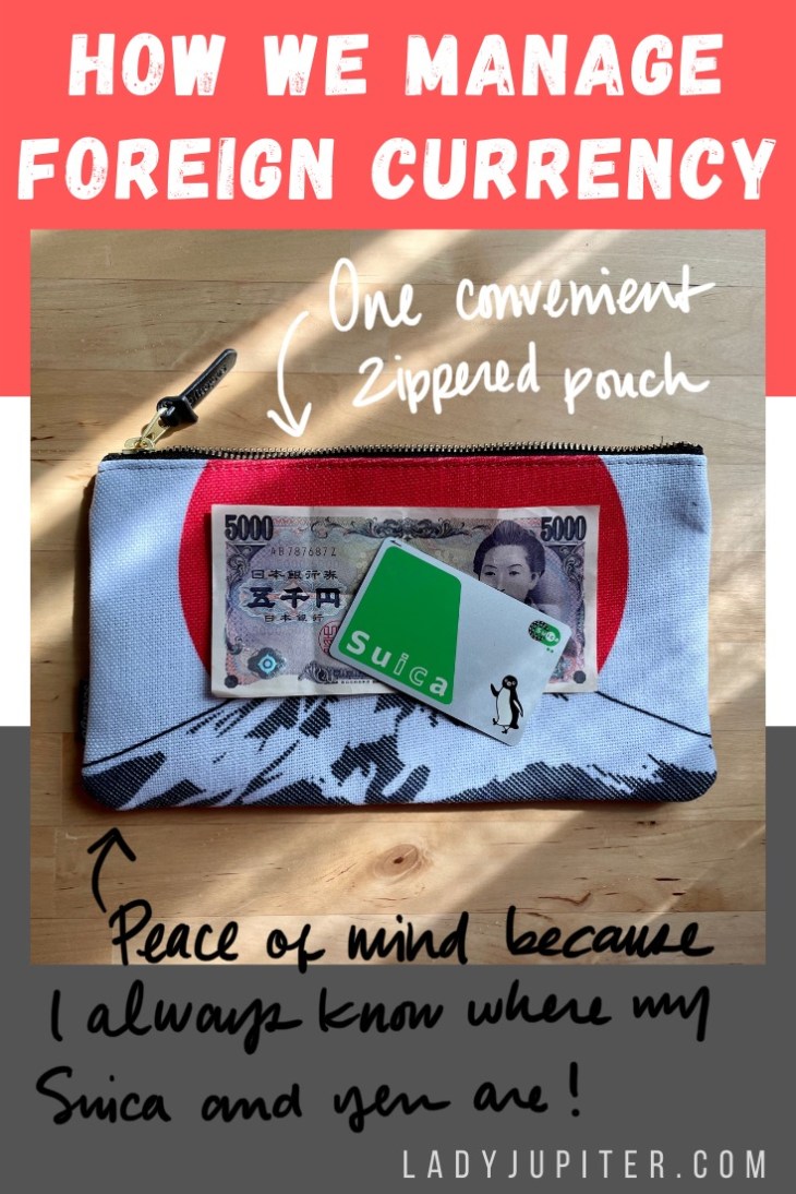 Here's a quick post about how we manage foreign currency. It's just a little bit of practical organization, enjoy! #LadyJupiter #foreigncurrency #worldcurrencies #worldtravels