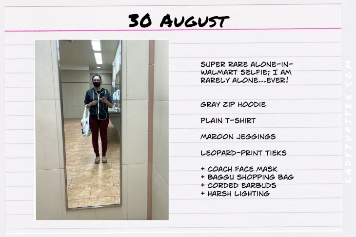 Summer Outfits of the Day. #OOTD #August #MomOutfits #LadyJupiter #Baggu