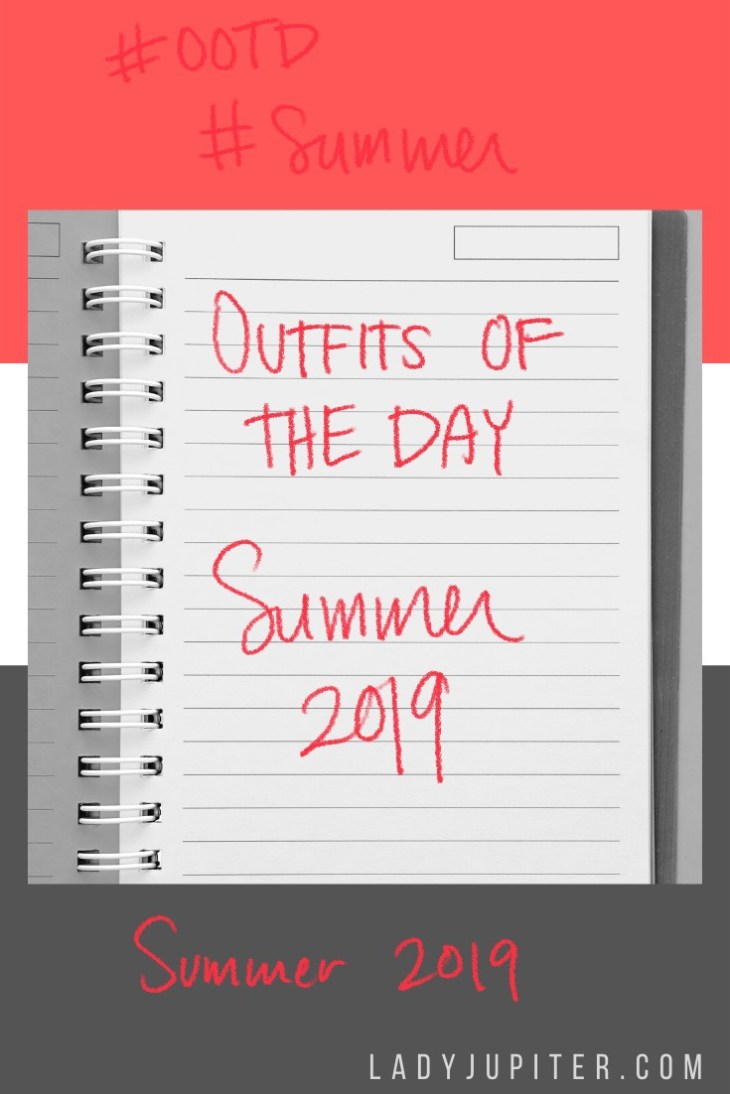 Outfits of the Day - Summer! Please enjoy this collection of seasonal outfits. #LadyJupiter #OOTD #outfits #postpartum