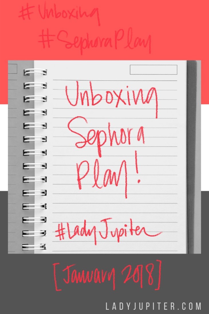 Unboxing isn't my favorite content genre, but I understand some of the appeal. Here's my random cosmetic unboxing of a beauty subscription box. #LadyJupiter #unboxing #SephoraPlay