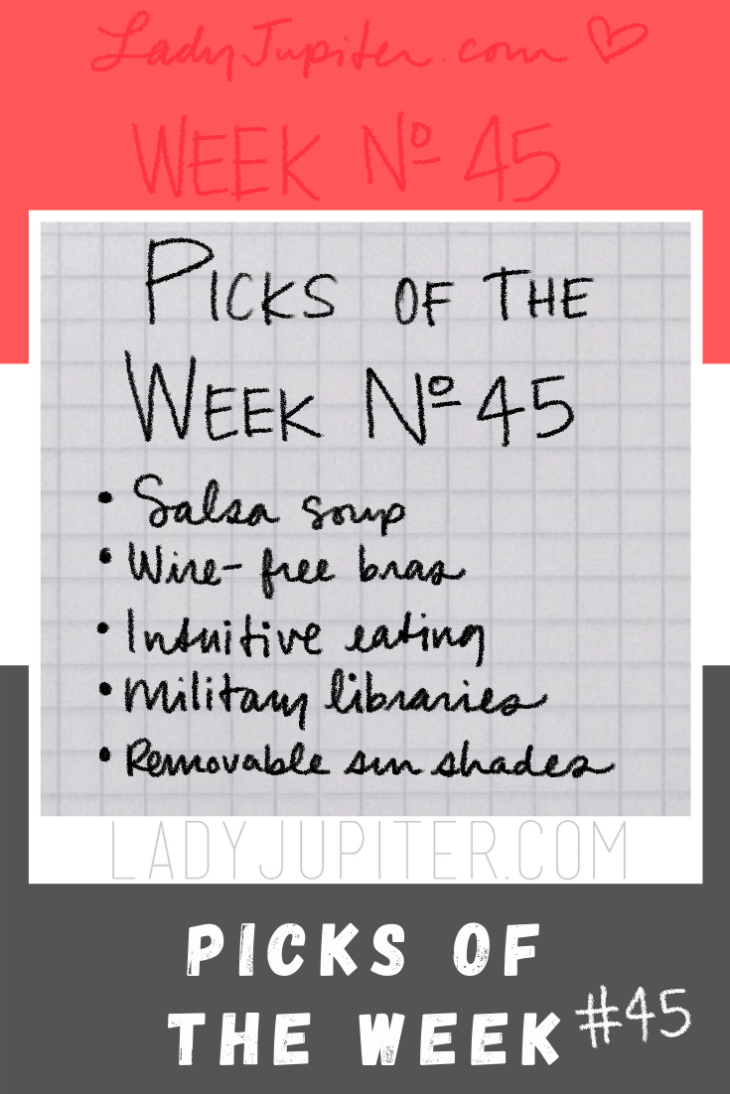 Week №&nbsp;45 brings a fresh batch of favorites - enjoy! #LadyJupiter #PicksoftheWeek