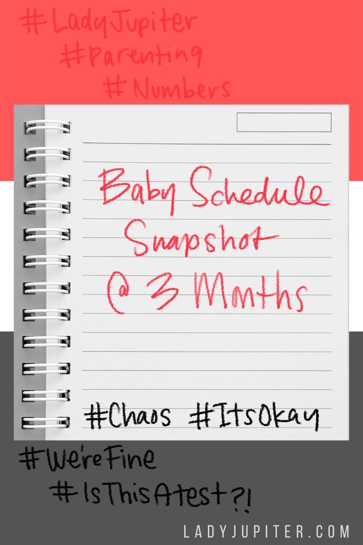 Maintaining an infant human is work. Here's some data for you number-oriented parents. #LadyJupiter #BabyJupiter #raisinghumans #parenting